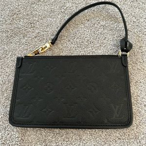 Louis Vuitton Empreinete black Carryall PM POUCH ONLY
